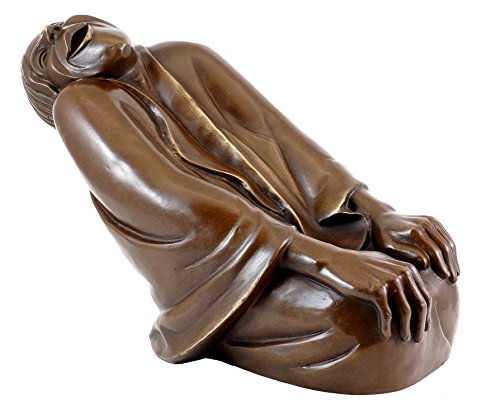 Kunst & Ambiente - Bronzefigur - Lachende Alte (1937) - Ernst Barlach Skulptur - Limitierte Edition in Bronze von Kunst & Ambiente