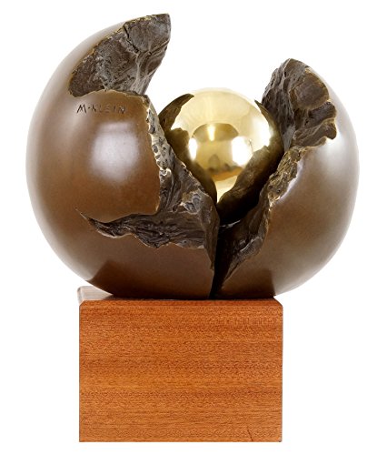 Moderne Kunst Skulptur - Neubeginn – Abstrakte Kunst - zweiteilig - signiert Martin Klein - Bronzefiguren kaufen von Kunst & Ambiente
