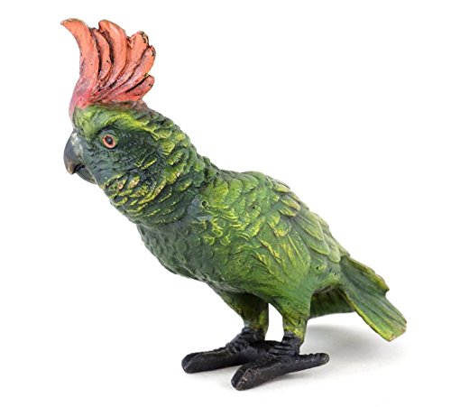 Kunst & Ambiente - Wiener Bronze - Kakadu - Papagei - handbemalte Vogelskulptur - authentische Tierfigur - Dekostatue - Kunst online kaufen - Wohndeko für Innen von Kunst & Ambiente