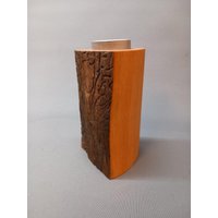 Wunderschöner Handgemachter Kerzenständer Aus Naturhartholz | Buche Für Ein Teelicht. Sehr Günstiges Angebot Mit Teelicht Kerze Inklusive von KunstHandmadeAP