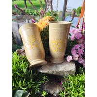 Getöpferte Becher, Xxl Mit Om, Ornament Getöpferte Becher, Xxl Mit Om, Ornament von KunstKeramikAtelier