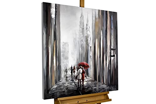 KunstLoft Leinwandbild | 100% HANDGEMALT | 80x80cm | Gemälde 'Mit dir an meiner Seite' | Liebespaar | Schwarz-Weiß Grau | Wandbild Wohnzimmer KunstLoft Leinwandbild | 100% HANDGEMALT | 80x80cm | Gemälde 'Mit dir an meiner Seite' | Liebespaar | Schwarz-Weiß Grau | Wandbild Wohnzimmer von KunstLoft