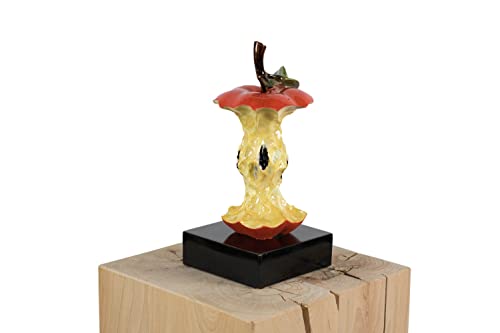 KunstLoft Skulptur modern | 100% HANDGEFERTIGT | 15x30x15cm | Kunststein Statue 'Verbotene Paradiesfrucht' | Apfel | Gold Rot | Deko Figur Wohnzimmer KunstLoft Skulptur modern | 100% HANDGEFERTIGT | 15x30x15cm | Kunststein Statue 'Verbotene Paradiesfrucht' | Apfel | Gold Rot | Deko Figur Wohnzimmer von KunstLoft