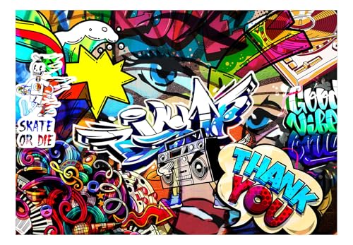 KunstLoft Tapete 'Metropolia's Language' 294x210cm | Fototapete modern | selbstklebend von KunstLoft