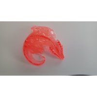 Leuchtender Fluoriszierender Drachen Aus Epoxidharz Leuchtender Fluoriszierender Drachen Aus Epoxidharz von KunstausOrion