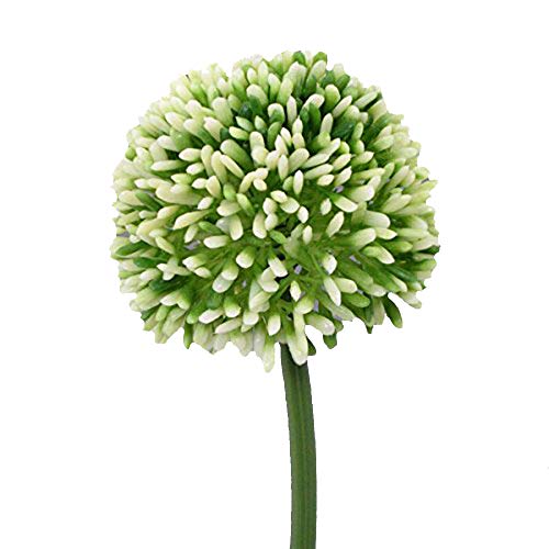 Kunstblumen 1 Stück Allium 44 cm WEISS-GRÜN-43 von Kunstblumen