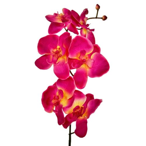 Kunstblumen Orchideenzweig 78cm. Farbe CERISE-04 von Kunstblumen