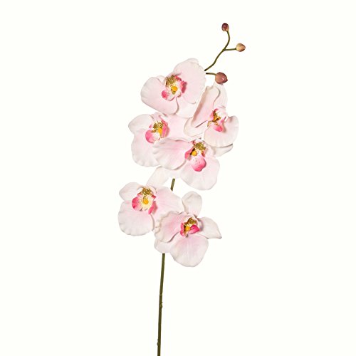 Kunstblumen PHALENOPSIS, ORCHIDEENZWEIG 76 cm. Farbe weiß pink ROSA 1017101-10 von Kunstblumen