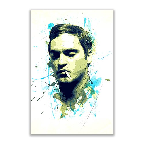 Kunstbruder Joaquin Phoenix Color (div. Größen) - Kunst Druck auf Leinwand 40x60cm von Kunstbruder