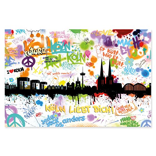Kunstbruder Poster Bild Köln Kölner Stadt Städte Cologne by Dichyk - Tags - Wandposter Streetart Posterbild 50x80cm Kunstbruder Poster Bild Köln Kölner Stadt Städte Cologne by Dichyk - Tags - Wandposter Streetart Posterbild 50x80cm von Kunstbruder
