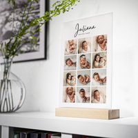 1Ter Geburtstag | Alle Wichtigen Momente |Personalisiertes Acrylglas Geschenk - Erstes Jahr Des Kindes Kinderzimmer Dekoration von KunstbySari
