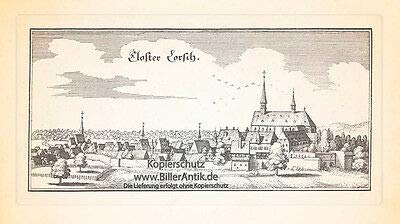 Kloster Lorsch BergstraÃŸe Kurpfalz Benediktinerabtei Torhalle Merian 0685 von Kunstdruck