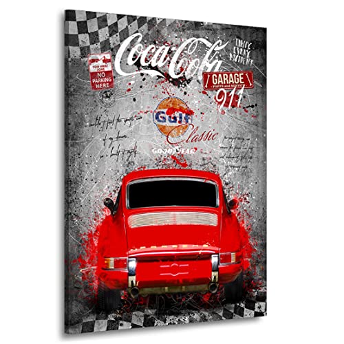 Kunstgestalten24 Leinwandbild Auto Porsche 911 Classic Black Style Wandbild Kunstdruck Raum- u. Wanddekoration XXL Kunstgestalten24 Leinwandbild Auto Porsche 911 Classic Black Style Wandbild Kunstdruck Raum- u. Wanddekoration XXL von Kunstgestalten24