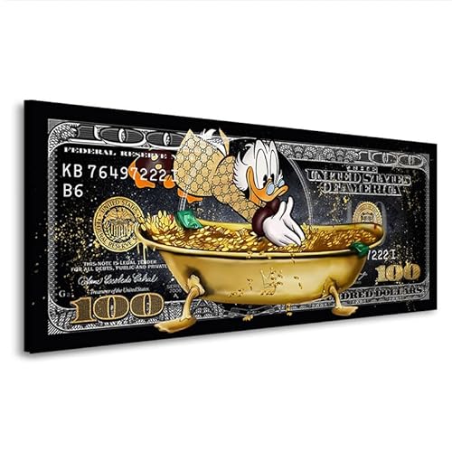 Kunstgestalten24 Leinwandbild Dagobert Duck 100 Dollar Pop Art Comic Bild Kunstdruck Wohnzimmer Büro Deko Kunstgestalten24 Leinwandbild Dagobert Duck 100 Dollar Pop Art Comic Bild Kunstdruck Wohnzimmer Büro Deko von Kunstgestalten24