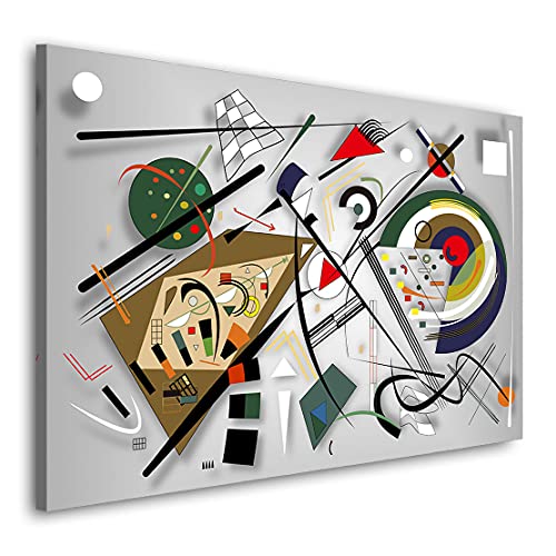 Kunstgestalten24 Leinwandbild Kandinsky Style Wandbild Kunstdruck Raumdekoration von Kunstgestalten24