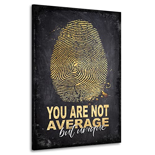 Kunstgestalten24 Leinwandbild Motivation Einzigartig Wandbild Kunstdruck Raumdeko von Kunstgestalten24