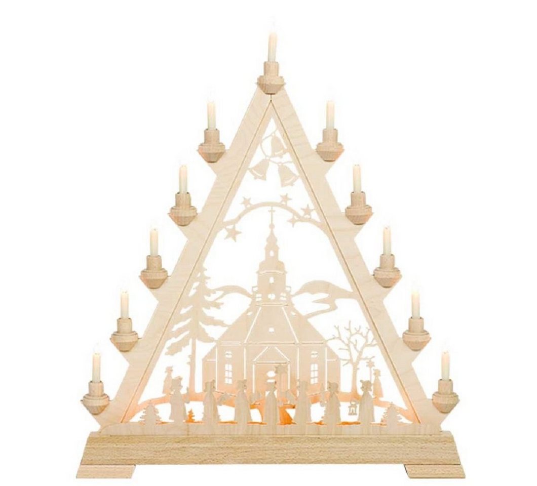 Kunstgewebe Taulin Schwibbogen Taulin Lichterbogen/Lichterecke Motiv Seiffener Kirche, 16 flammig elektrisch beleuchtet Kunstgewebe Taulin Schwibbogen Taulin Lichterbogen/Lichterecke Motiv Seiffener Kirche, 16 flammig elektrisch beleuchtet von Kunstgewebe Taulin