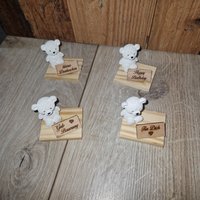 Bär Geschenkset Muttertag Freunde Kollegen Valentinstag Herz Keraflot Glücksbringer Dankeschön Glücksbärchen Gute Besserung Personalisierbar von KunsthandwerkbyAnja