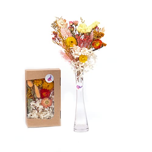 Kunstharz.Art Echte & natürliche getrocknete Blumen - Geschenk zum Muttertag & Ostern, Basteln mit Resin und Osterdekoration, Blüten und Trockenblumen Set, Gastgeschenk für Hochzeit (Mix Bunt) von Kunstharz.Art