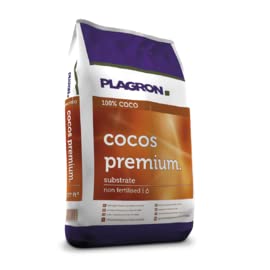 Plagron cocos premium 50 L 100% coco substrat Dünger Erde Anzucht Grow Bloom von Kunstrasen