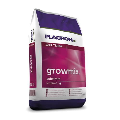 Plagron growmix 25 L 100% Terra substrat Dünger Erde Anzucht Grow Bloom von Kunstrasen