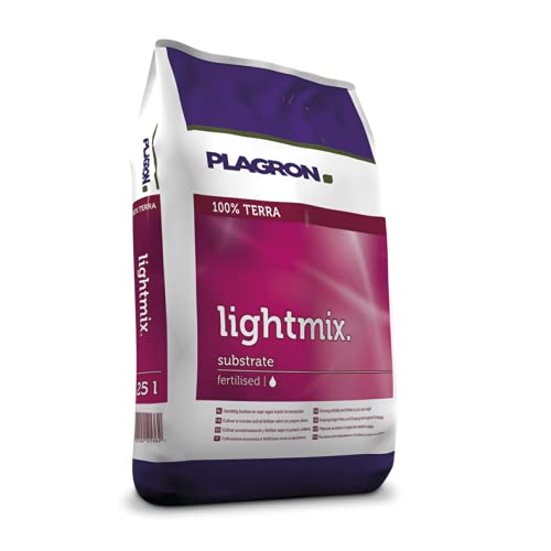 Plagron lightmix 25 L 100% Terra substrat Dünger Erde Anzucht Grow Bloom von Kunstrasen