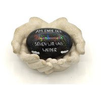 Grabdekoration Mit Regenbogen Motiv Persönlich Und Individualisierbare Grabdeko Grabschmuck Andenken Gedenken von Kunststudio24