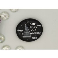 Himmelstreppe Trauerstein Bemalt Mit Spruch Individuell Bemalte Steine Als Trauergeschenk Personalisierbar Gedenkstein von Kunststudio24