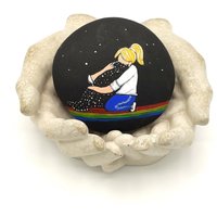 Personalisiertes Andenken Für Hunde Individueller Gedenkstein Als Erinnerung Und Grabdekoration Dein Geliebtes Haustier von Kunststudio24