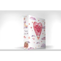 Baby-Ordner | Personalisiert Foto A4 Erinnerung Erstes Jahr Mit Name Sammelmappe Ringordner Fotoalbum von KunstwerkDesign