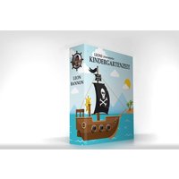 Kindergarten-Ordner Piraten | Personalisiert Mit Name A4 Portfolio-Mappe Kita-Ordner Sammelmappe Ringordner Schule Krippe von KunstwerkDesign