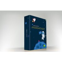 Kindergarten-Ordner Weltraum | Personalisiert A4 Portfolio-Mappe Kita-Ordner Mit Name Sammelmappe Ringordner Schule Krippe von KunstwerkDesign