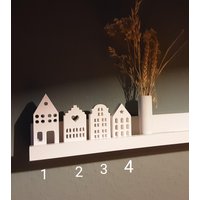 Lichthäuser Dekohaus Lichthaus Im Set Oder Einzeln Aus Raysin Keraflott Skandi Design Hygge Geschenk Mitbringsel Mini Haus von KunterbunteUnikate