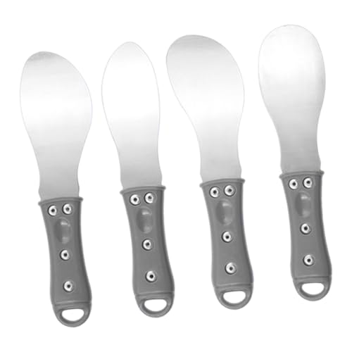 Kuntesetty 4 Teiliges Fugenmörtel Finishing Werkzeug, Fugenmörtel Applikatoren, Praktische Spachtel mit Langem Griff, Fugenmörtel Fliesen Versiegelungswerkzeug F von Kuntesetty