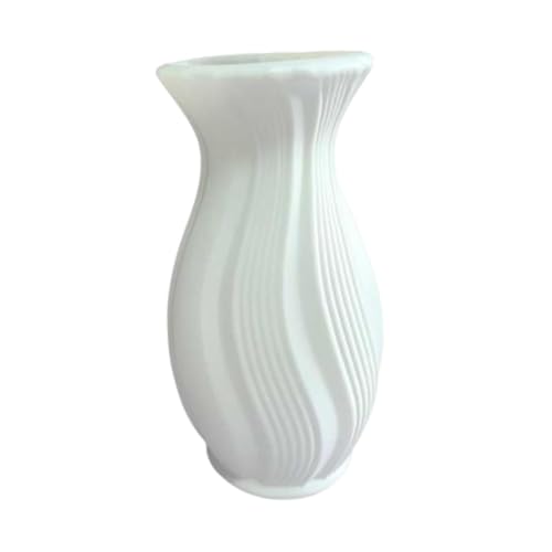 Kuntesetty Blumenvase Pflanzenvasen Hydrokultur Tischdeko Aus PP Minimalistisches Design für Büro Wohnzimmer Hochzeitsgeschenk Haus Party, 10cmx22.5cm von Kuntesetty