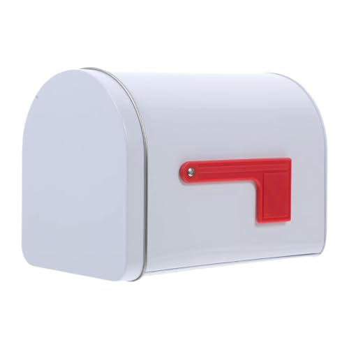 Kuntesetty Briefkasten Als Dekorativer Postkasten Blechschatulle Und Spielzeug Briefkasten Aus Metall Aufbewahrungsbox mit Glatter Oberfläche für Kinder Und, Weiß Kuntesetty Briefkasten Als Dekorativer Postkasten Blechschatulle Und Spielzeug Briefkasten Aus Metall Aufbewahrungsbox mit Glatter Oberfläche für Kinder Und, Weiß von Kuntesetty