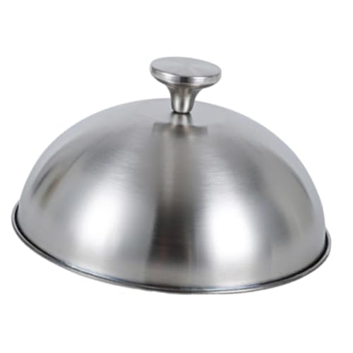 Kuntesetty Burgerhaube Schmelzglocke Dampfgarabdeckung Speisehaube Grillhaube Zur Reduzierung Der Garzeit Und Intensivierung des Geschmacks für Steaks Und Sandw, Mehrfarbig, 22cmx13cm von Kuntesetty