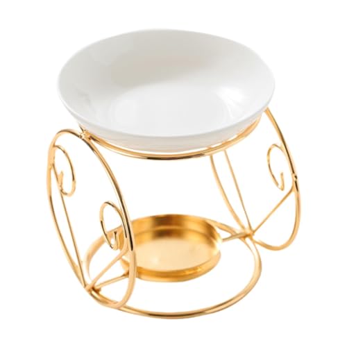 Kuntesetty Duftlampe Stövchen Kerzenhalter Ölbrenner Aromalampe Aus Robustem Eisen Und für Ätherische Öle für Die Dekoration Im Landhausstil in Küche Un, Gold Kuntesetty Duftlampe Stövchen Kerzenhalter Ölbrenner Aromalampe Aus Robustem Eisen Und für Ätherische Öle für Die Dekoration Im Landhausstil in Küche Un, Gold von Kuntesetty