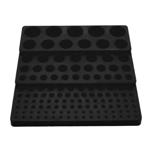 Kuntesetty Fräser Aufbewahrungsbox Als Bohrer Organizer Und Werkzeughalter CNC Ablageschale für Werkzeuge von 4mm bis 32mm für Schnellen Zugriff in Der Heimwerks, Schwarz Kuntesetty Fräser Aufbewahrungsbox Als Bohrer Organizer Und Werkzeughalter CNC Ablageschale für Werkzeuge von 4mm bis 32mm für Schnellen Zugriff in Der Heimwerks, Schwarz von Kuntesetty