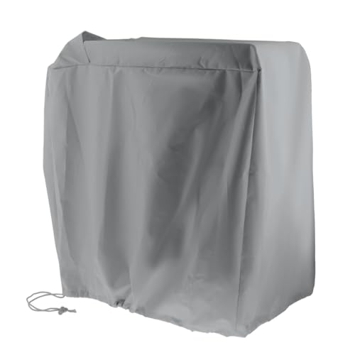 Kuntesetty Gartenschlauchtrommelabdeckung mit Staubschutz, Oxford-Stoff für den Außenbereich, Grau von Kuntesetty