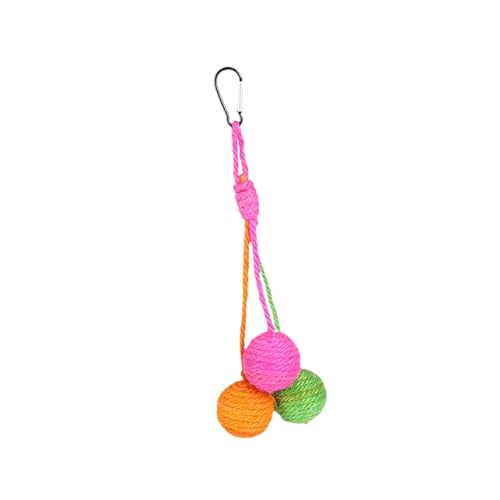 Kuntesetty Katzenspielzeug für Drinnen EIN Robuster Kratzball Und Spielball Aus Kratzfestem Sisal mit Langem Seil Als Kätzchenspielzeug Zur Förderung Täglicher B, Rosa Orange Grün Kuntesetty Katzenspielzeug für Drinnen EIN Robuster Kratzball Und Spielball Aus Kratzfestem Sisal mit Langem Seil Als Kätzchenspielzeug Zur Förderung Täglicher B, Rosa Orange Grün von Kuntesetty