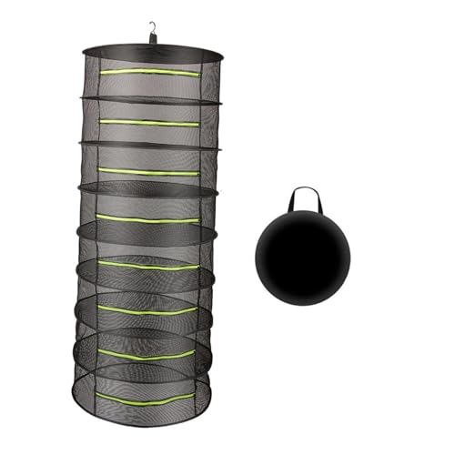 Kuntesetty Kräutertrockner Aufhängbares Trockennetz Pflanzenregal Faltbar Zipper Verschluss Nylon Edelstahlrahmen für Kräuter Blumen Gemüse Innen Außen, Mehrfarbig, 8 Schicht Kuntesetty Kräutertrockner Aufhängbares Trockennetz Pflanzenregal Faltbar Zipper Verschluss Nylon Edelstahlrahmen für Kräuter Blumen Gemüse Innen Außen, Mehrfarbig, 8 Schicht von Kuntesetty