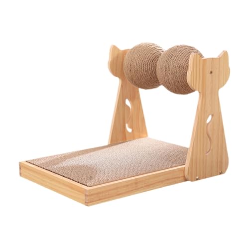 Kuntesetty Kratzbrett für Katzen, Spiel Und Ruhezone, Kätzchen Couch für Innenräume, mit Kugel von Kuntesetty