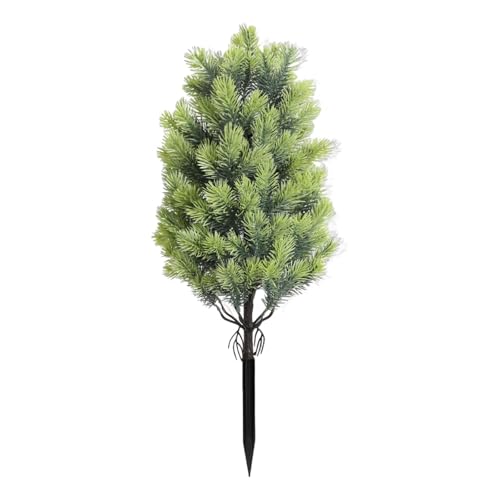 Kuntesetty Künstlicher Baum Gartenstecker Kunstgewächs Außendekoration Zierstrauch Langlebig Und Wetterfest für Tischdekoration Rasen Und Als Geschenkidee, GrÜn von Kuntesetty