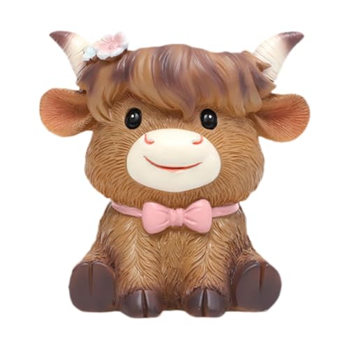 Kuntesetty Pflanzengefäß in Form Einer Süßen Kuh Aus Hochwertigem Kunstharz mit Drainagefunktion Und Schutzfüßen für Fensterbank Und Gartendekoration, Mehrfarbig, A Kuntesetty Pflanzengefäß in Form Einer Süßen Kuh Aus Hochwertigem Kunstharz mit Drainagefunktion Und Schutzfüßen für Fensterbank Und Gartendekoration, Mehrfarbig, A von Kuntesetty