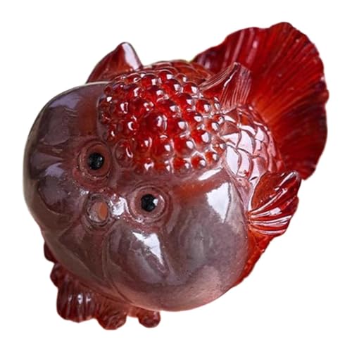 Kuntesetty Tee Haustier Statue Aus Kunstharz, Kunstwerk, Freund, Geschenk, Heimdekoration, Skulptur, Schreibtisch Ornament für Arbeitszimmer, Bücherregal, Rot Kuntesetty Tee Haustier Statue Aus Kunstharz, Kunstwerk, Freund, Geschenk, Heimdekoration, Skulptur, Schreibtisch Ornament für Arbeitszimmer, Bücherregal, Rot von Kuntesetty