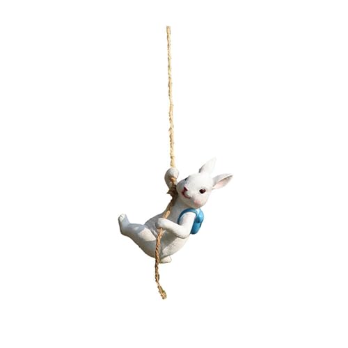 Kuntesetty Tierstatue Eine Einzigartige Harzskulptur Und Gartenfigur Als Dekorationsobjekt Die Kletternde Tierfigur EIN Verspielter für Hof Blumenbee, Kletternde Kaninchenstatue von Kuntesetty
