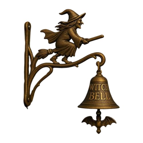 Kuntesetty Türklingel Shopkeepers Retro-Stil Wandmontierte Metall-rustikale Eingangstürklingel Dinner Bell für Außenhof Bauernhaus Vordertor Kuntesetty Türklingel Shopkeepers Retro-Stil Wandmontierte Metall-rustikale Eingangstürklingel Dinner Bell für Außenhof Bauernhaus Vordertor von Kuntesetty
