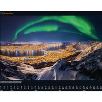 Wandkalender Lichtzauber 2024 von Kunth