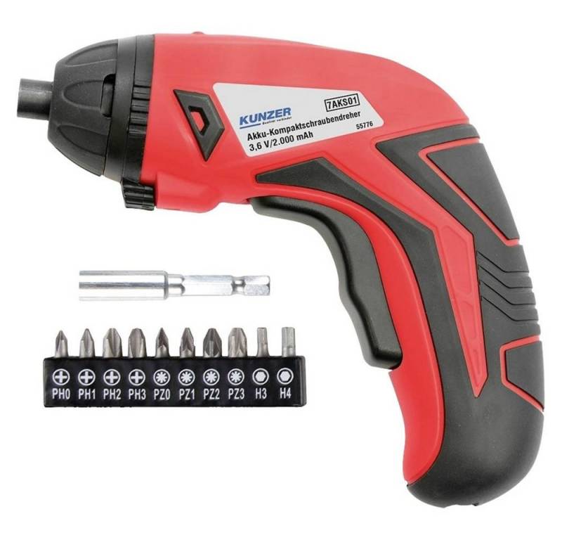 Kunzer Akku-Schrauber Akku-Kompaktschraubendreher 1/4″ 7AKS01 Kunzer Akku-Schrauber Akku-Kompaktschraubendreher 1/4″ 7AKS01 von Kunzer